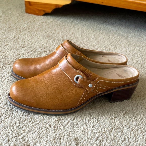 Red Wing Celina Western Leather Mules Women’s 9.5 Brown Slip On Shoes Boho Chic - Picture 1 of 13